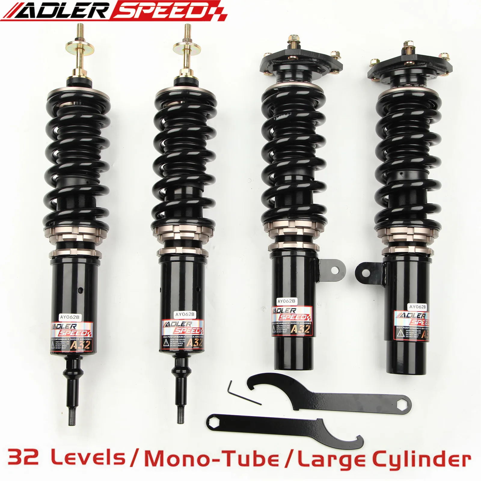 

ADLERSPEED Coilovers 32-Way Damper for BMW 1-Series RWD (E82/E88) 08-13 128i 135i True Coilover Setup