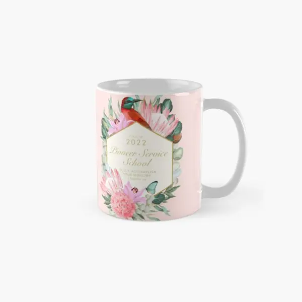 

Pioneer Service School 2022 Floral Cla Mug Gifts Drinkware Handle Round Photo Simple Printed Picture Cup Design Image Coffee