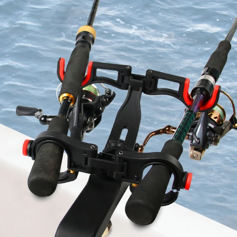 Adjustable Fishing Rod Holder Clamp, Fishing Pole Rack, Boat