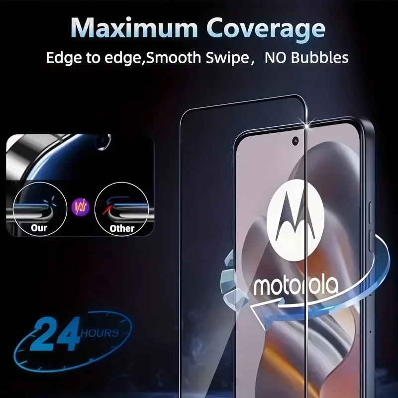 Premium HD Screen Protector | High-Definition, Hot-Bending, Dust-Free Protective Glass (1-4PCS)