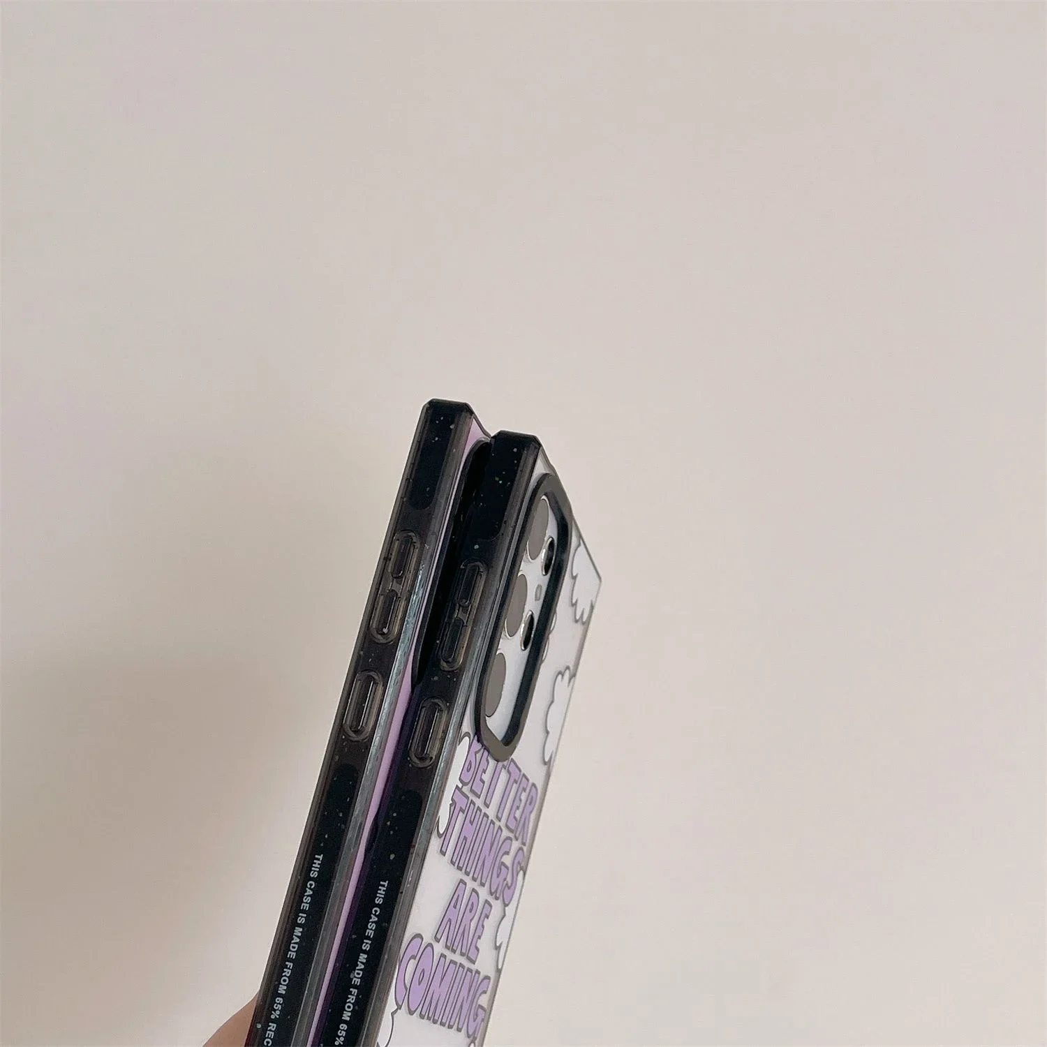 Better Days Are Coming Acrylic Black Border Case for Samsung Galaxy S22 S23 S24 Ultra S22+ S23+ S24 Plus Cover Protective Case