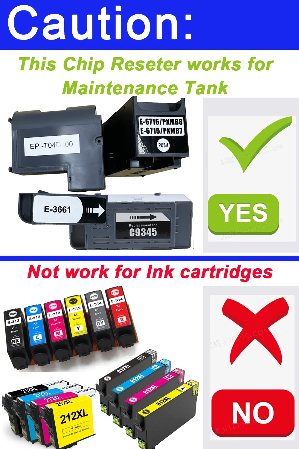 Maintenance Box Chip Resetter T04D1 T6716 T04D0 T3661 For Epson XP-15000 XP-5115 WF-2800 L14150 XP-5105 L6178 L6198 L6170 L6190