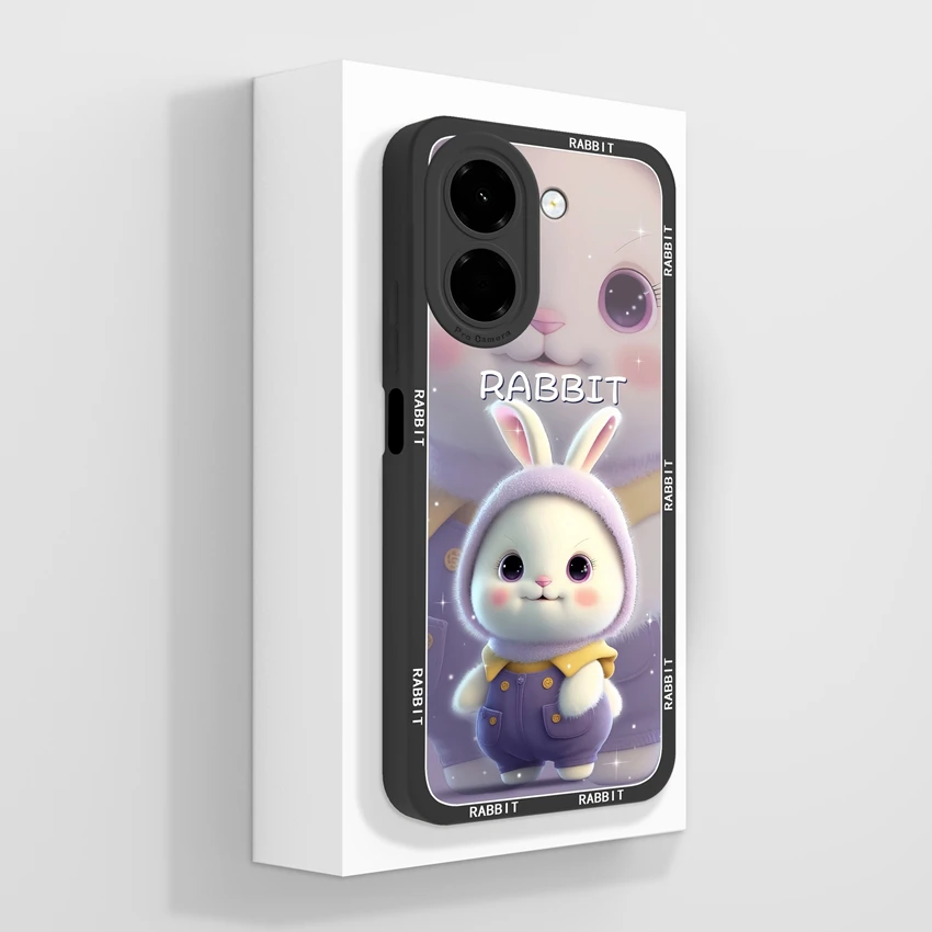 Adorable Kitten Lightweight Liquid Silicone Phone Cover - Full Protection & Soft Shell