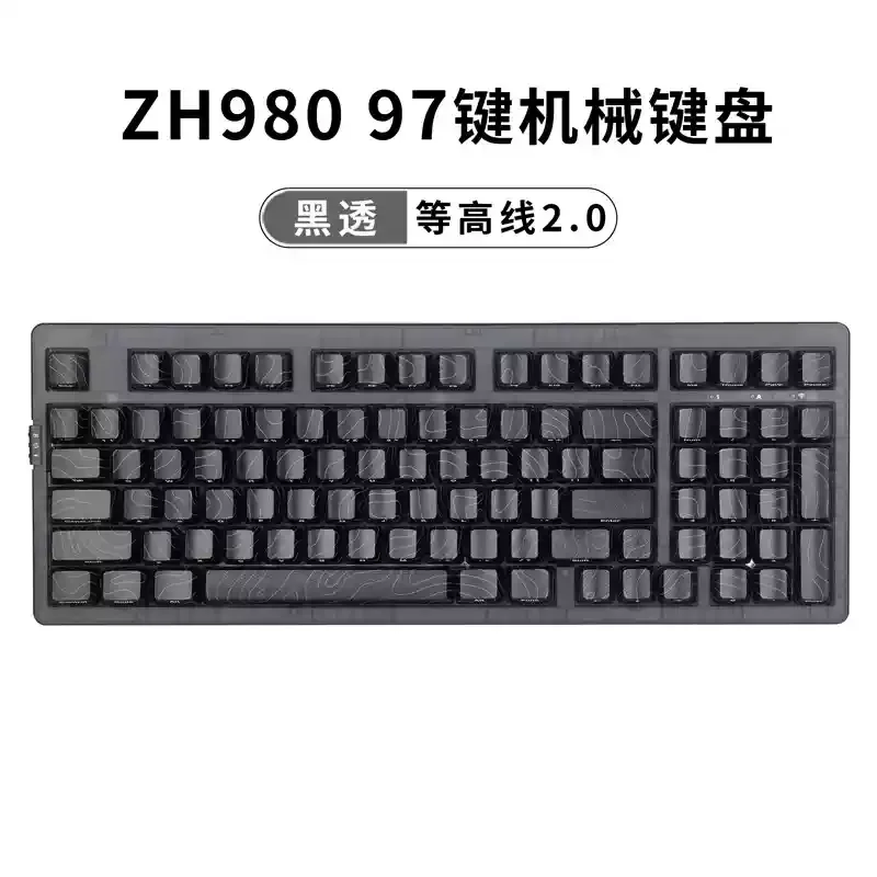 ZH-有線メカニカルキーボード,黒,Bluetoothワイヤレス,マルチ