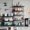 2 Packs All Metal 36" W x 16" D x 71" H Storage Shelves - 5 Tier Heavy Duty Adjustable Garage Shelving Unit Freestanding Shelf 2