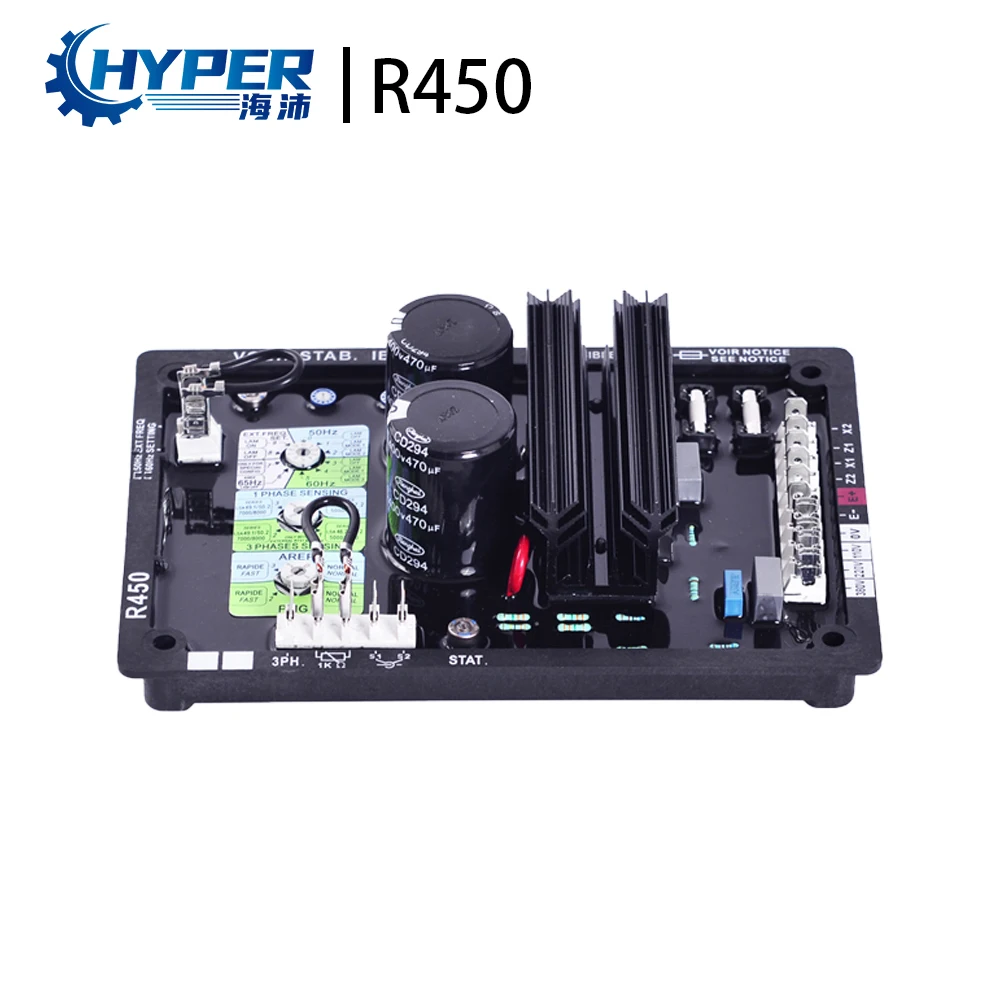 Фото Автоматический регулятор напряжения R450 AVR, регулятор напряжения для замены, запчасти для генератора Stamford, аксессуары высокого качества №2