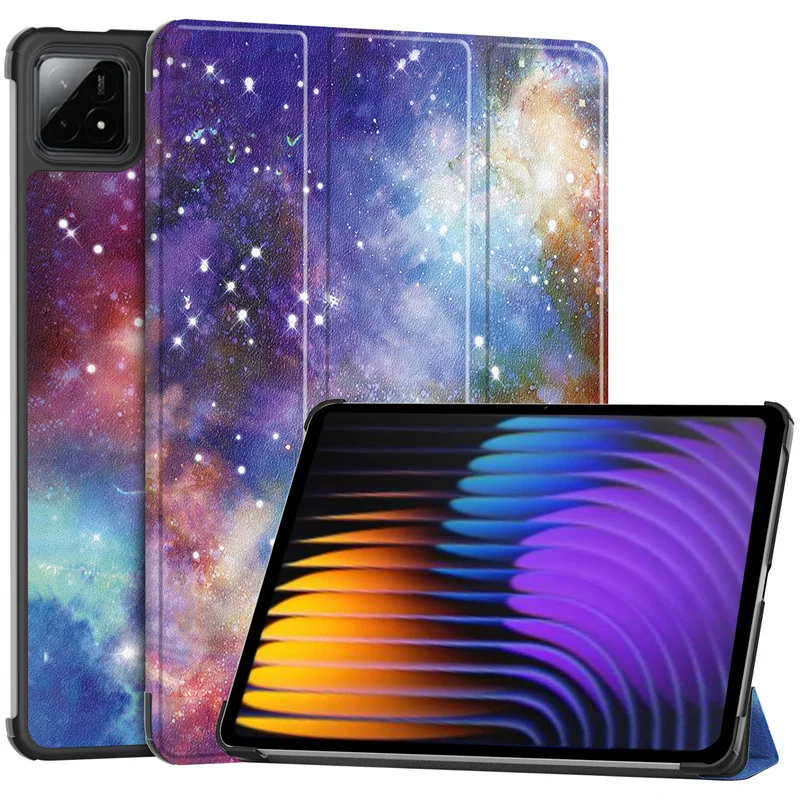 Tri-Fold Leather Stand Tablet Case - Smart Cover Shell