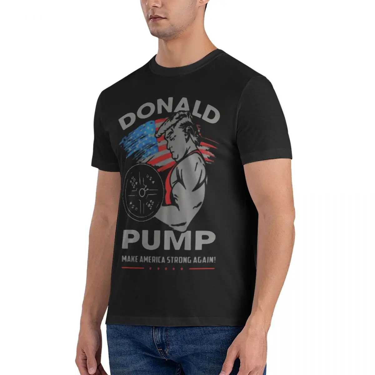 Donald PŽMake America se baigner à nouveau T-shirt drôle Trump 2024 T-shirt 100% coton O-cou manches courtes Casual Hommes T-shirt Taille S-3XL