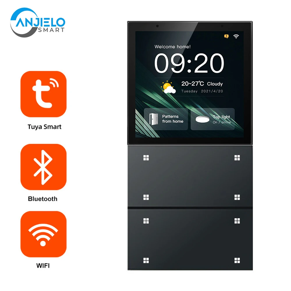 Smart Remote Control Panel Tuya Wifi Smart Switch 4