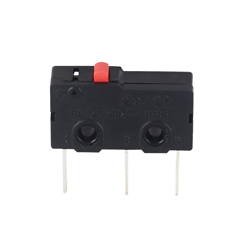 

250 PCS Long Foot Micro Switch 3Pin NO/NC Mini Limit Switch 5A 250VAC KW12-A Snap Action Push Micro Switches