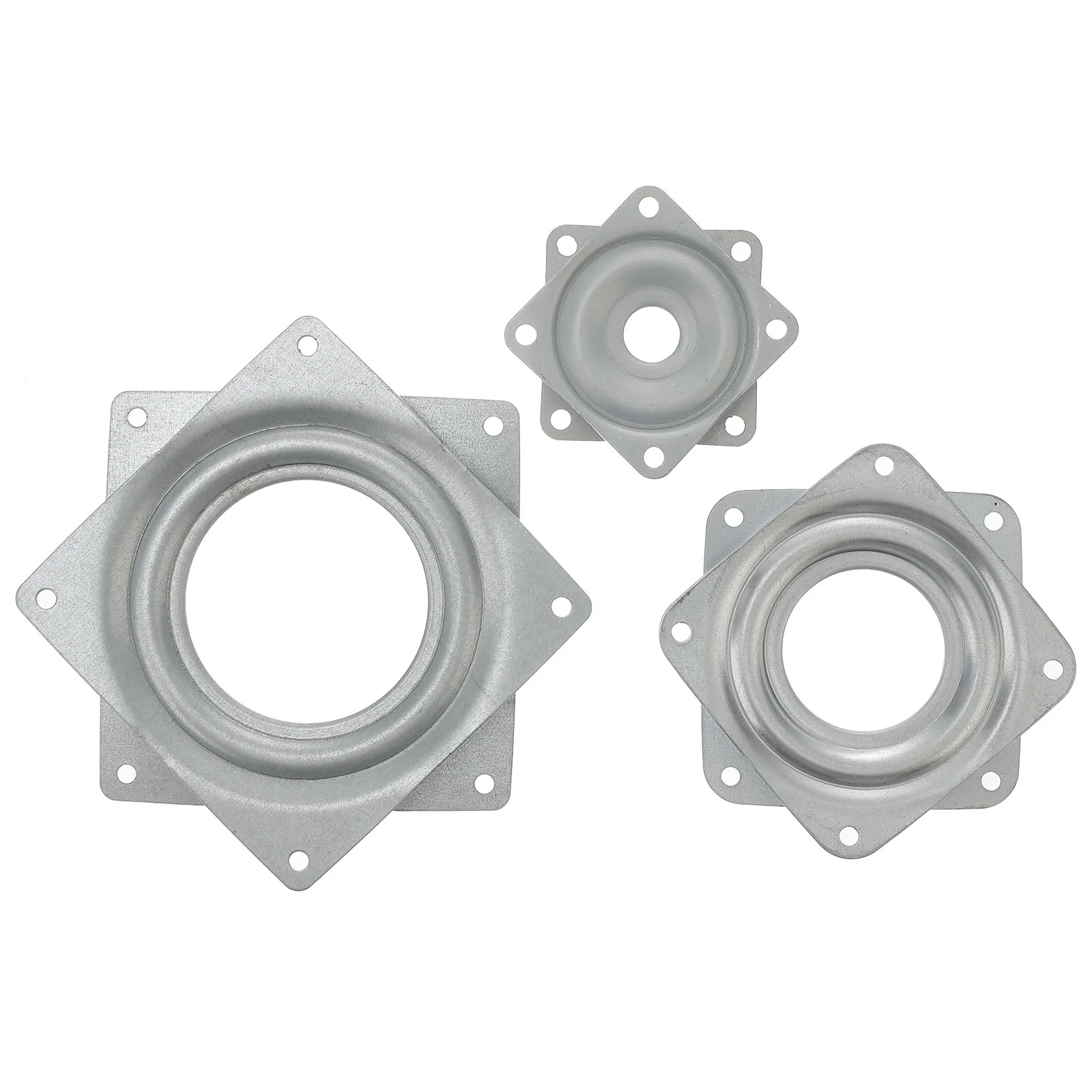

3Pcs Lazy Susan Square Turntable Bearing DIY Furniture Accessories Display Stand (2 inch + 3 inch + 4 inch)
