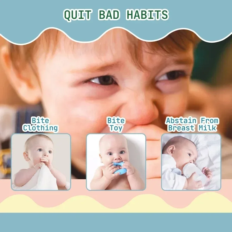 

Sdotter Anti Nail Biting Polish Protection Children Stop Bitting Nail Oil Kids Quit Bad Habits Non-Toxic Fingernail Bitter Water