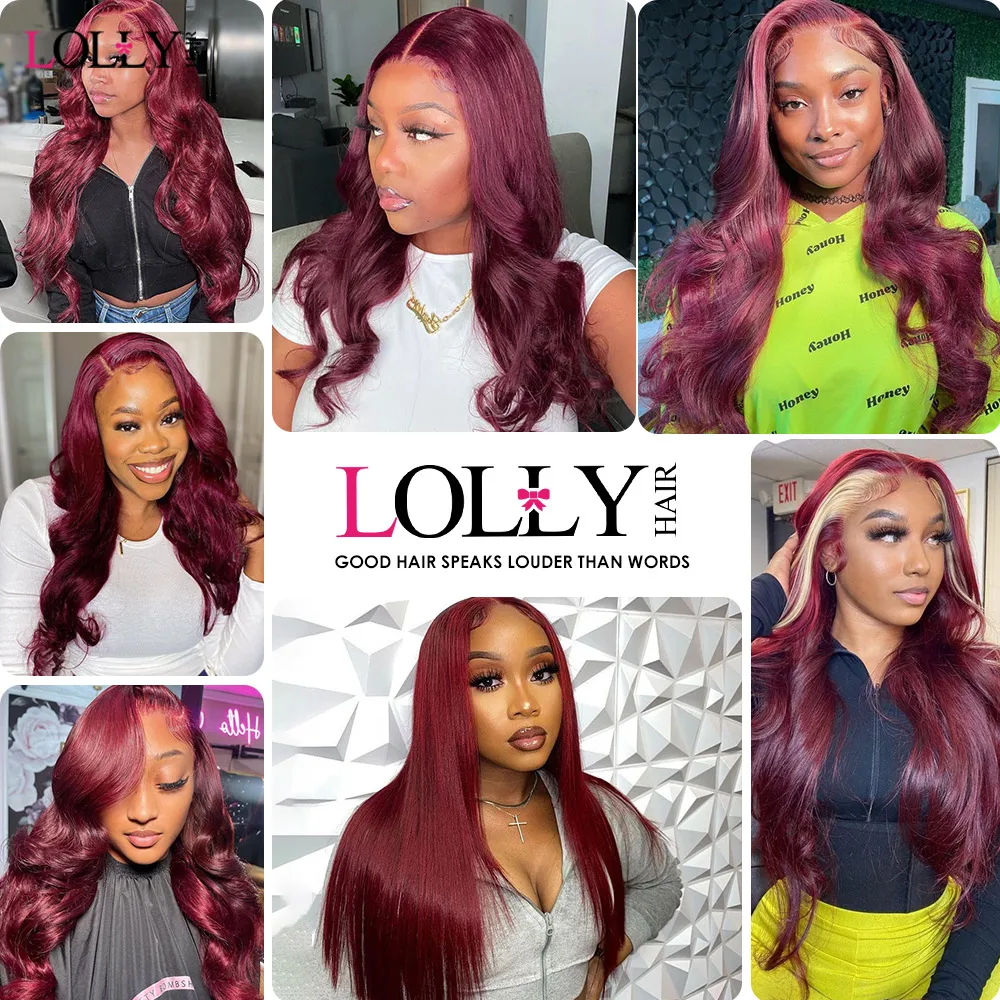 99J Body Wave Bundles Colored Burgundy Red Human Hair Bundles Brazilian Hair Extension Remy Weave 30 Inch human hair extensions