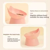 New cat bowl with long ears and high feet bowl with cat and dog neck protection and anti-overturning plastic raised pet bowl 5