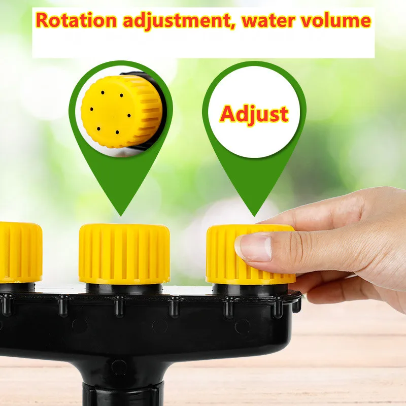 Garden Sprinkler 1PCS Agriculture Atomizer Nozzles Home Garden Lawn Water Sprinklers Farm Vegetables Irrigation Spray Adjustable Nozzle Tool