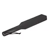 Black leather  paddle Whip Rhombic Head 1