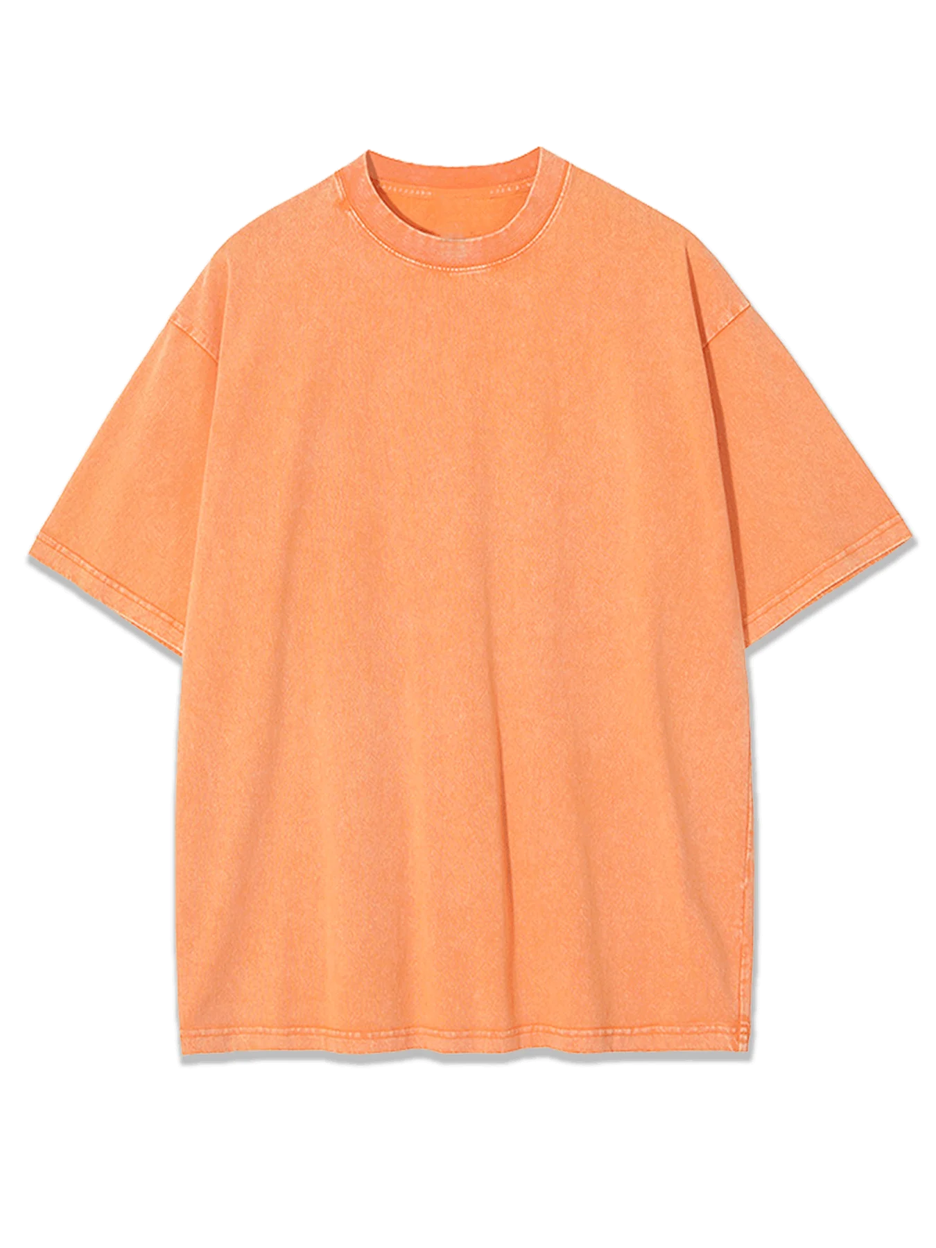 Unisex Vintage Oversized Cotton Tee – Casual Summer O-Neck Short Sleeve Top