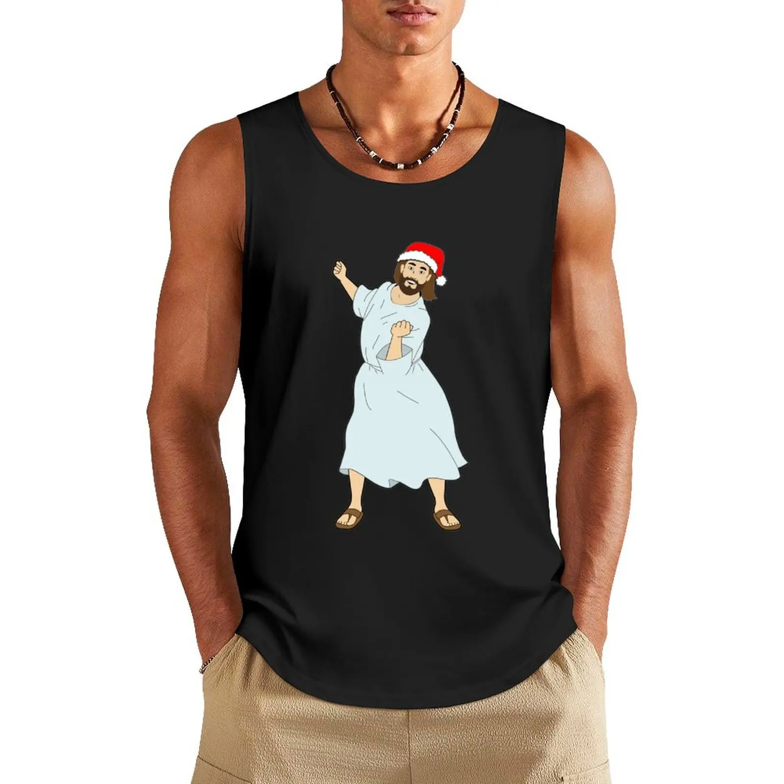 

JESUS BIRTHDAY! Tank Top sleeveless Men's t-shirts gym clothes man gym shirt men