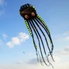 9KM 13color Big Octopus Kite 8m Large Single Line Soft Inflatable Kite 30D Ripstop Polyester Fabric with Bag 3