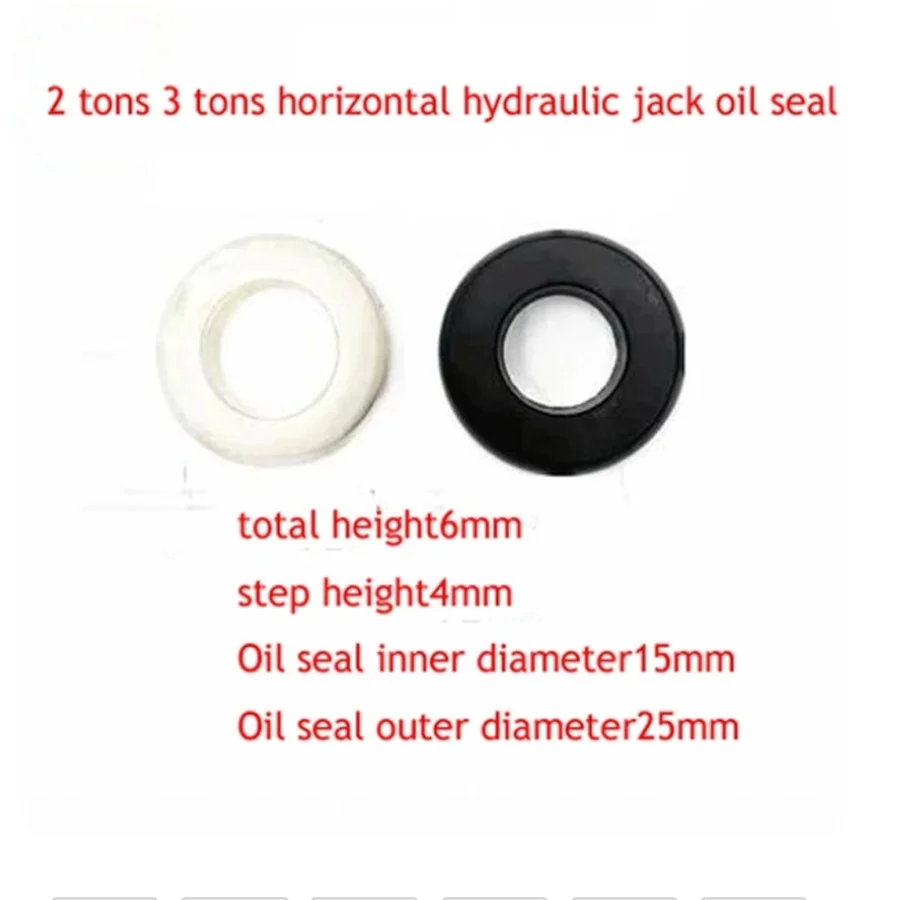 Premium Hydraulic Jack Oil Seal - Soft Rubber, High Quality, Set of 2