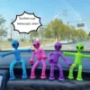 Cartoon suction cup telescopic tube,alien versatile stretching tube, interactive puzzle decompression toy,with and without light 6