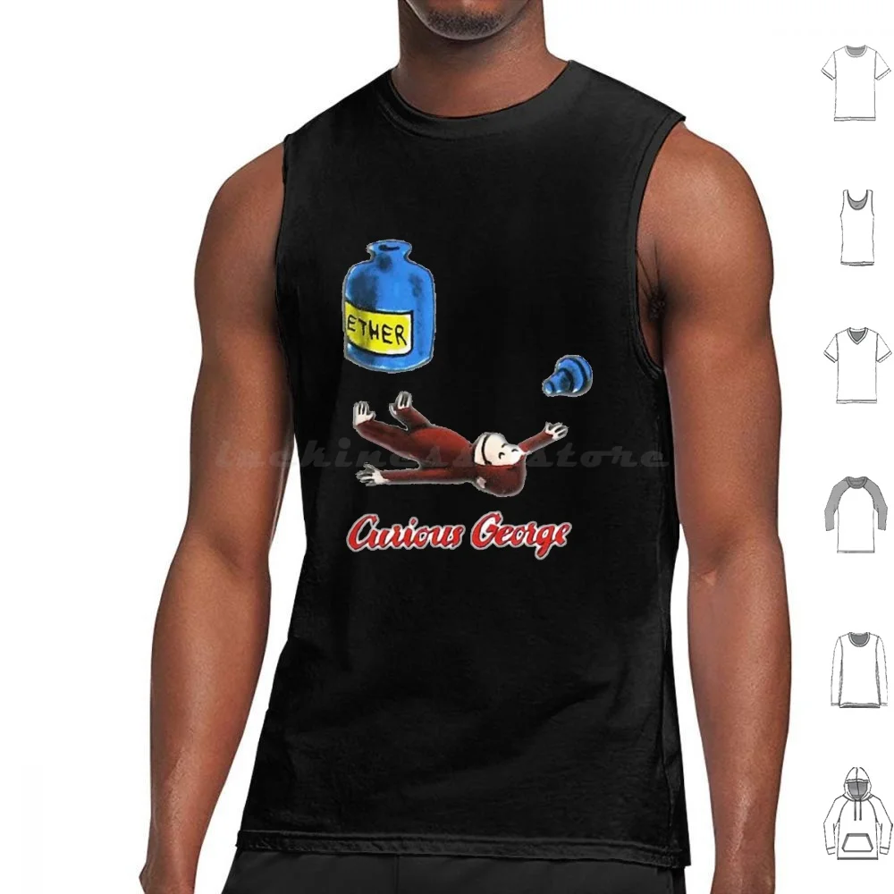 Il Famoso George-Respira In Ether Tank Tops Print Cotton Fixed George Respira In Ether