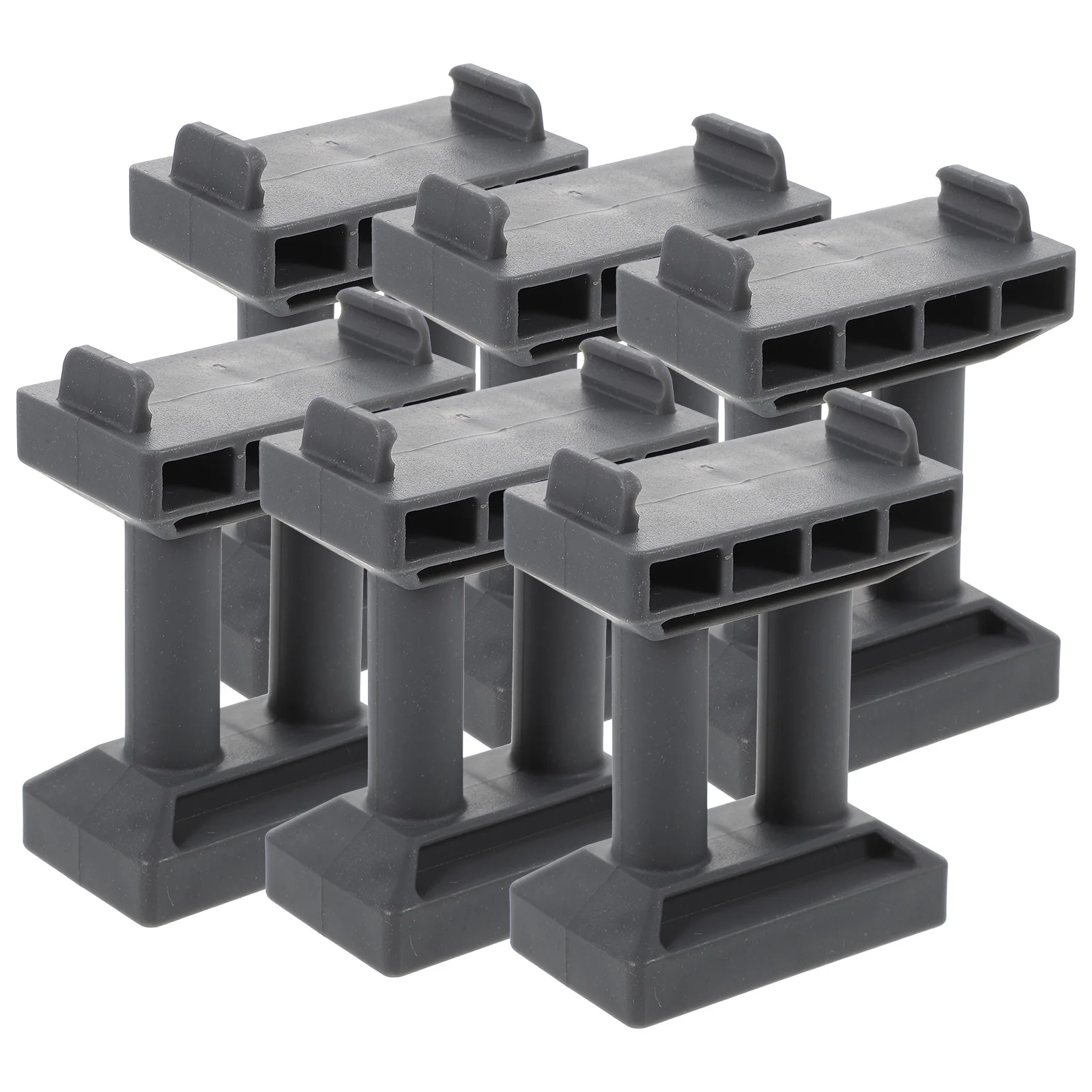 Wooden Train Track Accessories Train Bridge Pier Track Railway Accessories Multi Level Support Risers High Level Blocks Wooden for electric train set