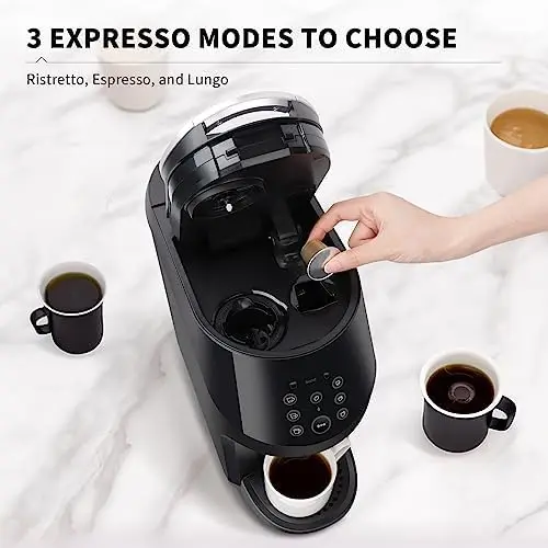 Coffee Maker for , K-Cup Pod and Ground Coffee, Coffee and Espresso Machine  Combo Compatible with Nespresso Original Capsule, 19 - AliExpress