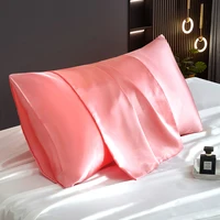 Satin Flatsheet Set High Quality Solid Color Bedsheet Set Single Double Queen King Size Fitted Sheet Set Luxury Bedding Sheet 4
