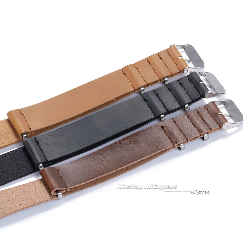 Vintage-Style High Quality PU Leather Watch Strap - Universal Wrist Band