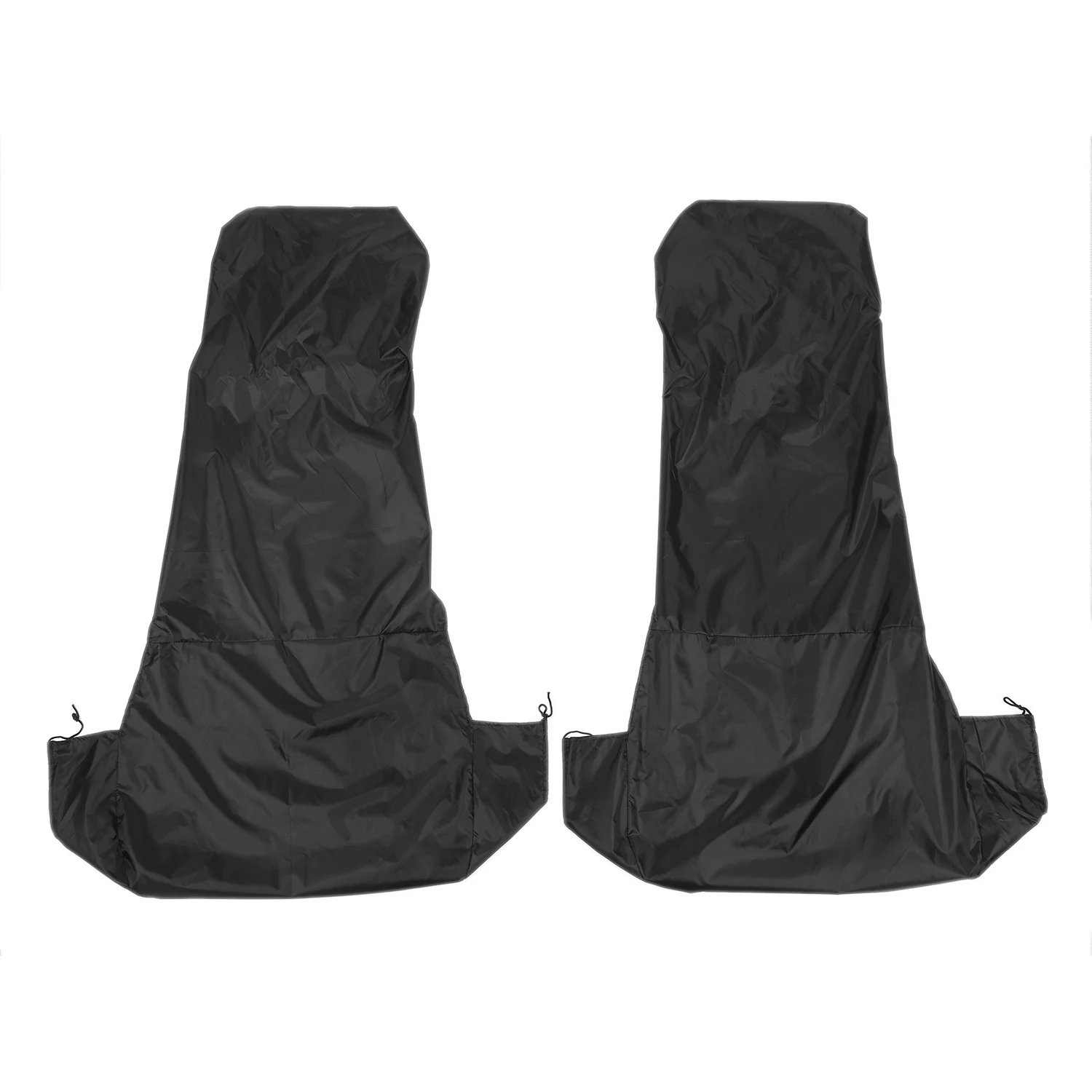 

2x Universal Waterproof Nylon Front Car Van Seat Covers Protectors Black Pair