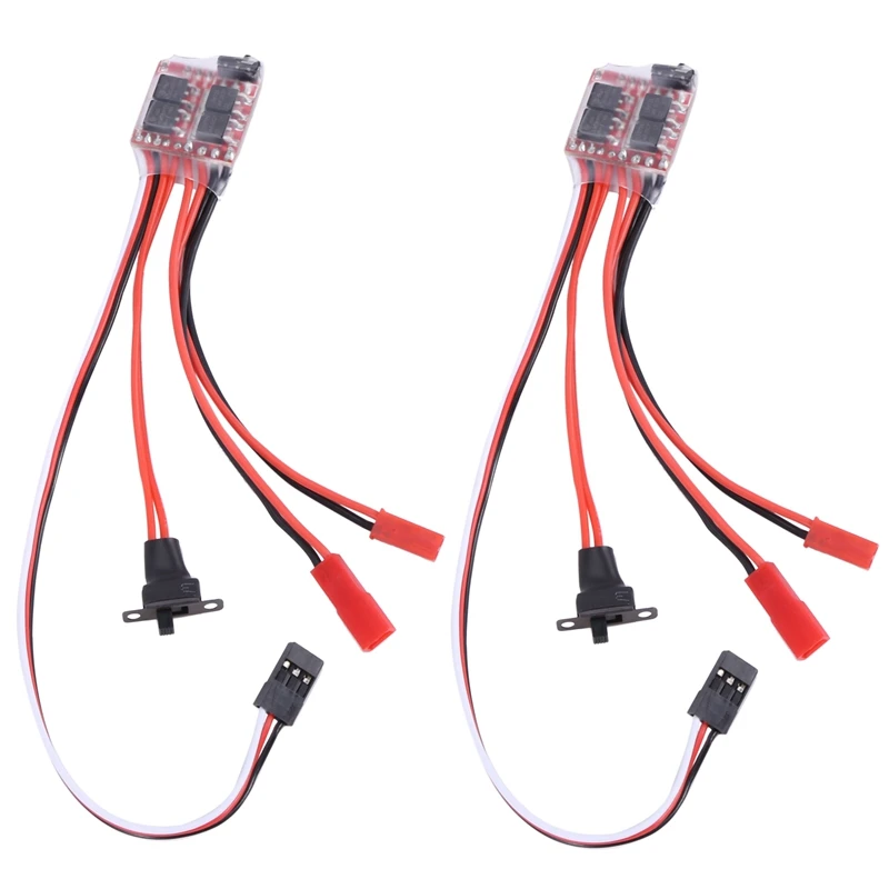 

2X 20A Bustophedon ESC щеточный контроллер скорости для RC Car Truck Boat