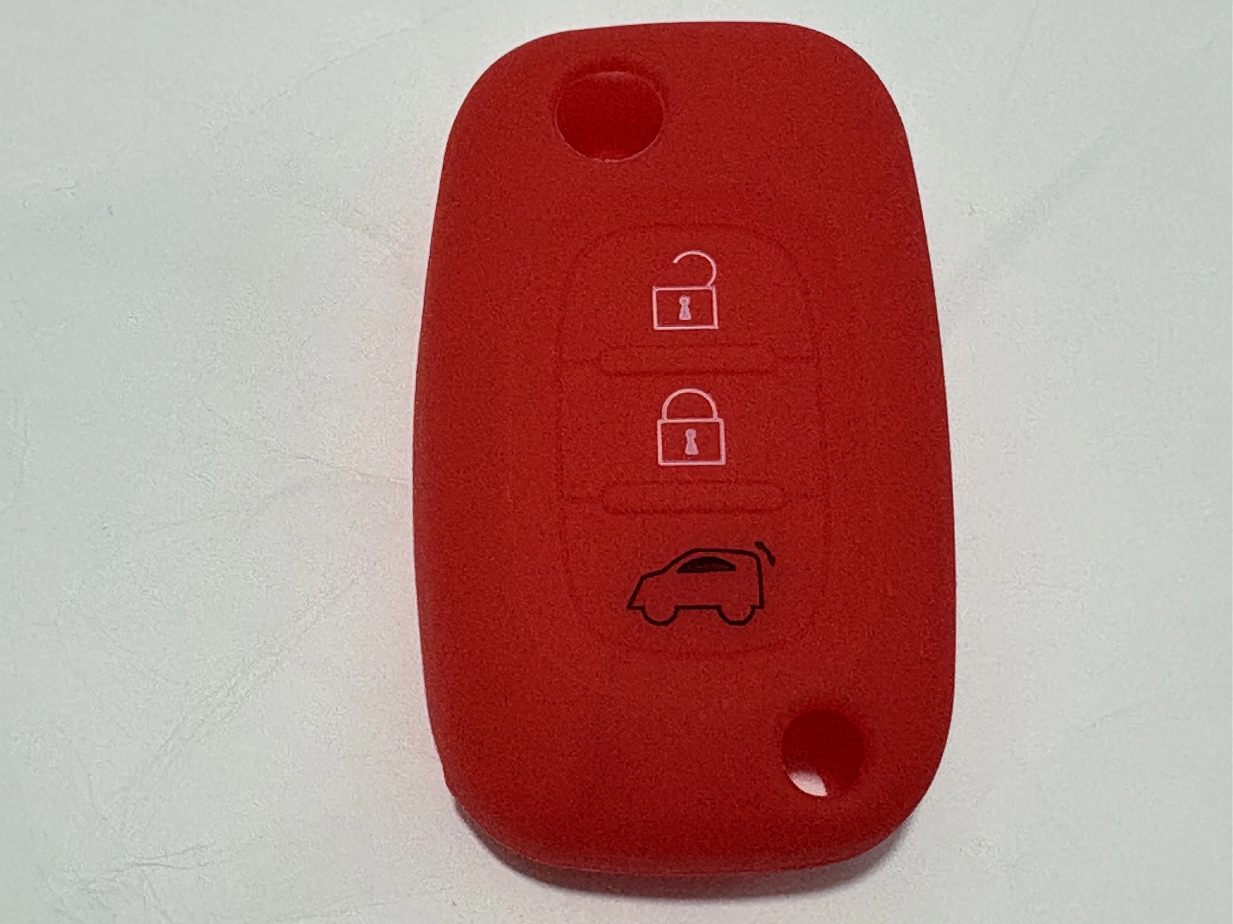 Silicone Rubber 3-Button Car Key Case Cover