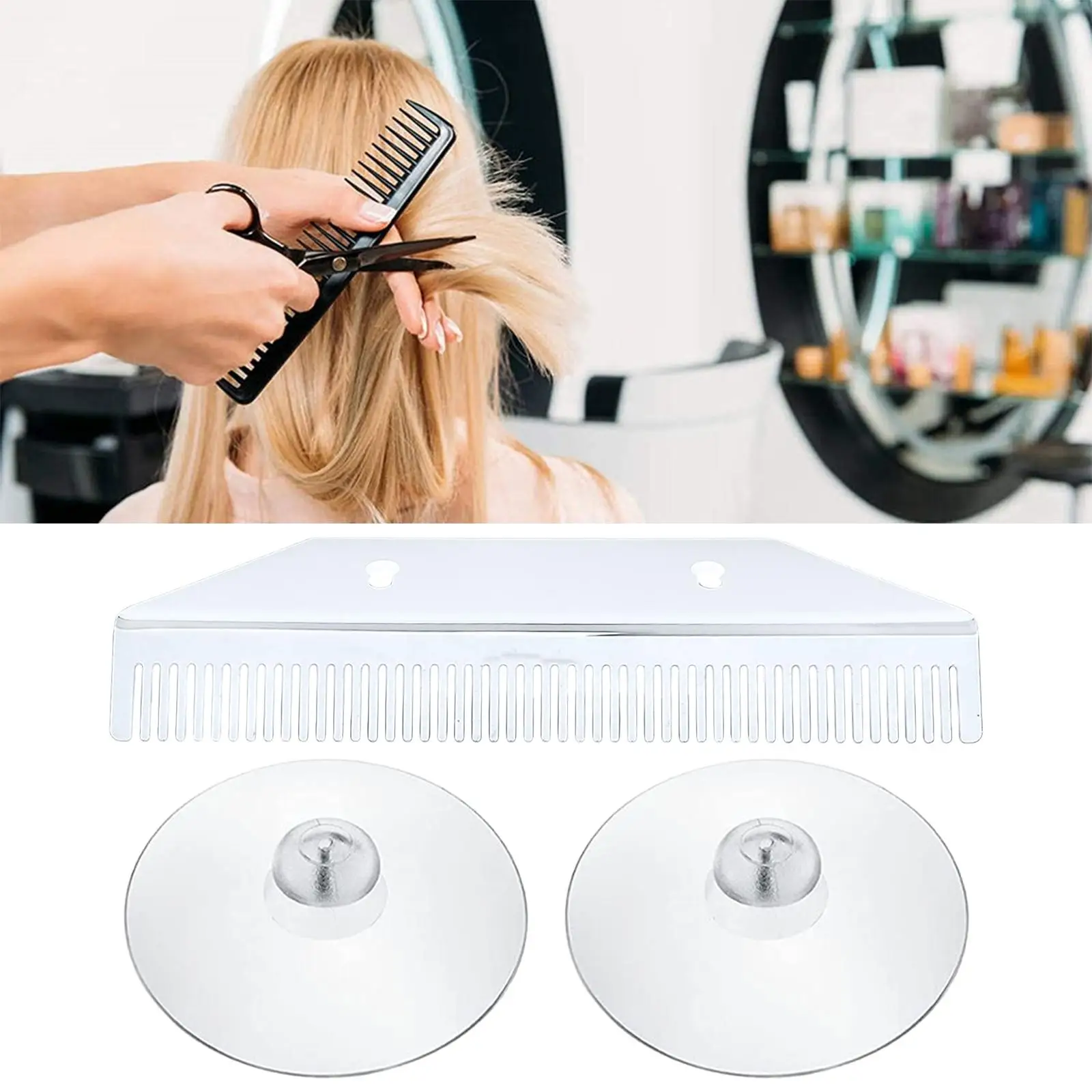 Portable Hair Extension Holder Lightweight Weaving Wigs Storage Acrylic Acrylic Wig Holder for Salons Women Hairdressers Adult