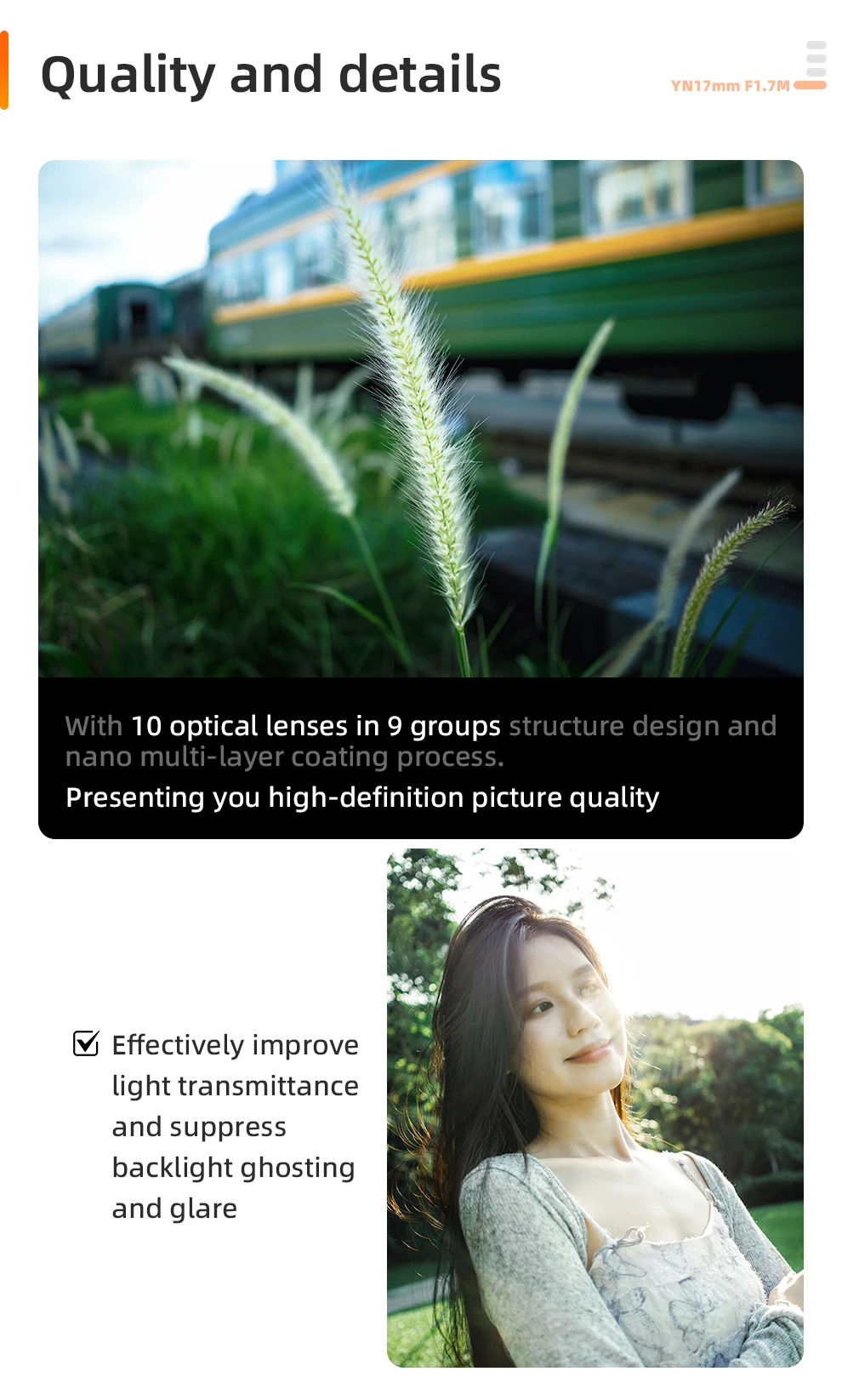 YONGNUO YN17mm 17mm F1.7M for M4/3 Mount Wide Angle Camera Lens Prime Large Aper