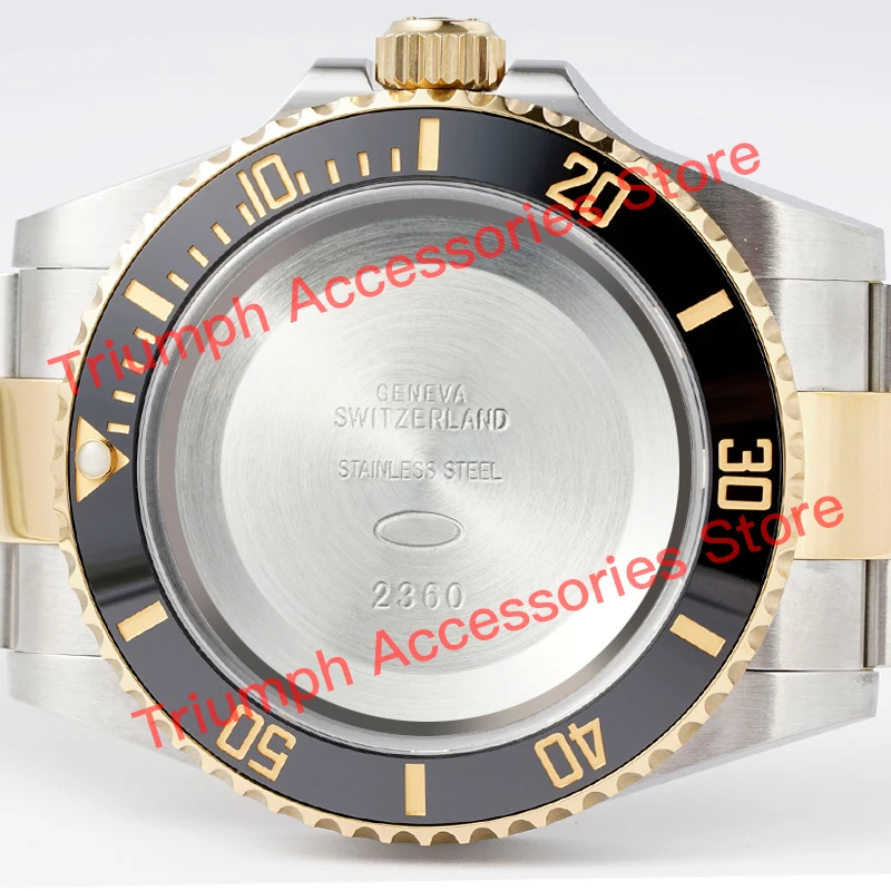 

CLEAN Sub 116613 Gold Plated Case Plated Uni-Directional Rotating Blue Ceramic Bezel For Assembly Accessories Aftermarket Parts