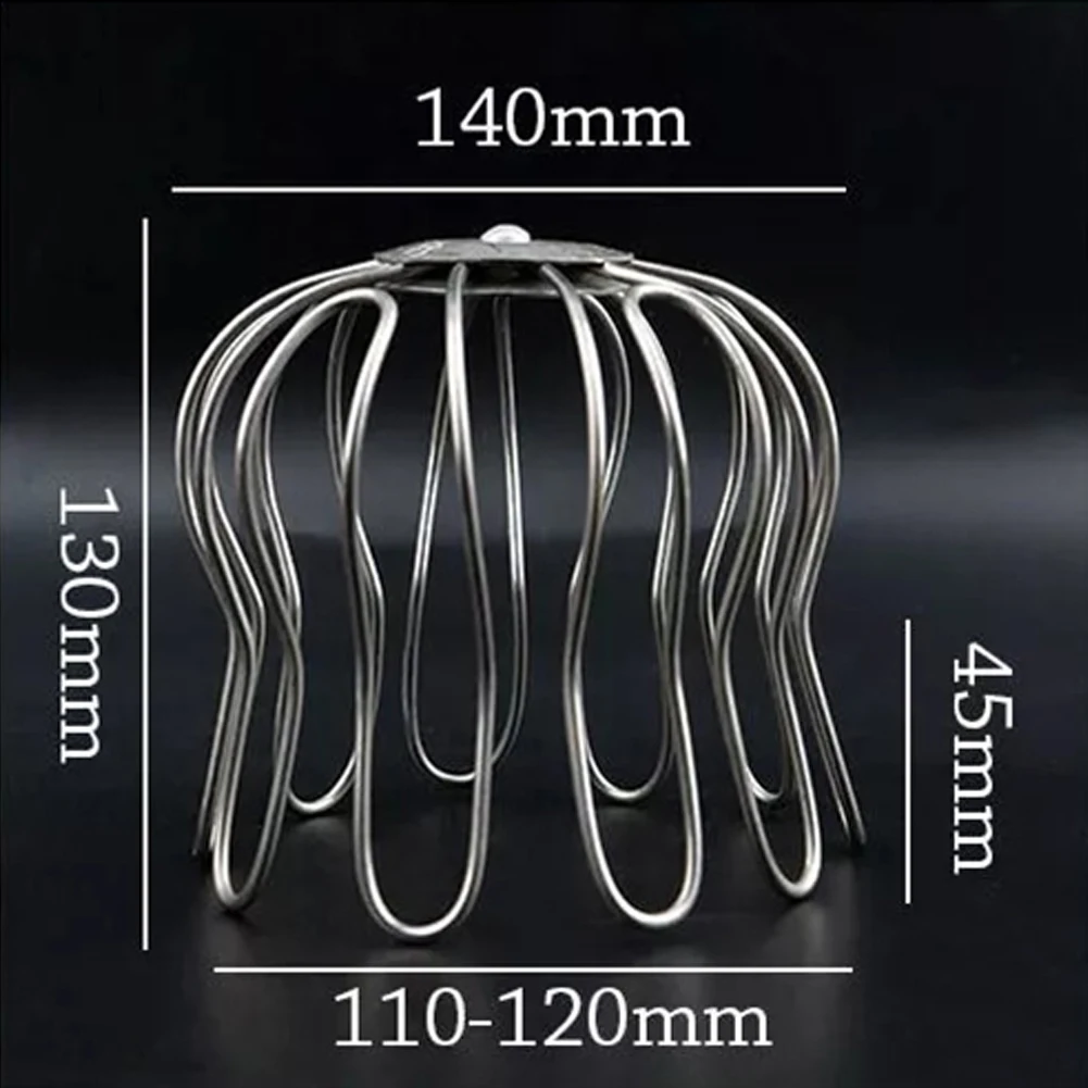 Strainer Garden Floor Drain Gutter Guard Stainless Steel Gutter Leaf Guard Mesh Cover For Stopping Blockage Leaves 50-120mm