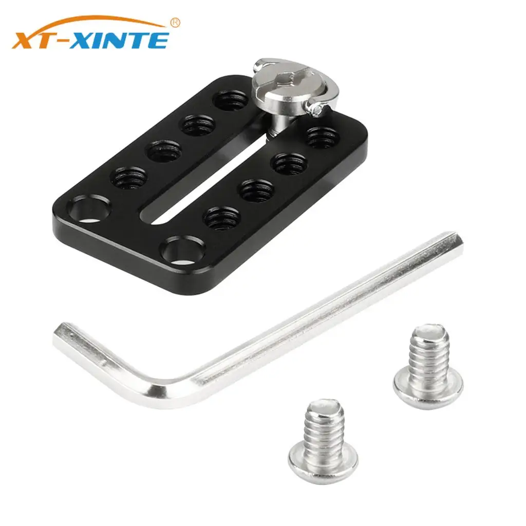 

Универсальная верхняя пластина из алюминиевого сплава с резьбовыми отверстиями 1/4-20, подходит для крепления на камере