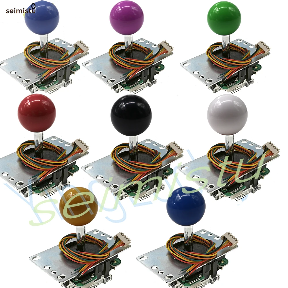 Original Japan SANWA Joystick JLX-TP-8YT 8 Way Restrictor Arcade Game Machine Zero Delay Command Parts DIY y Pi Game console joystick replacement arcade joystick game joystick joystick module