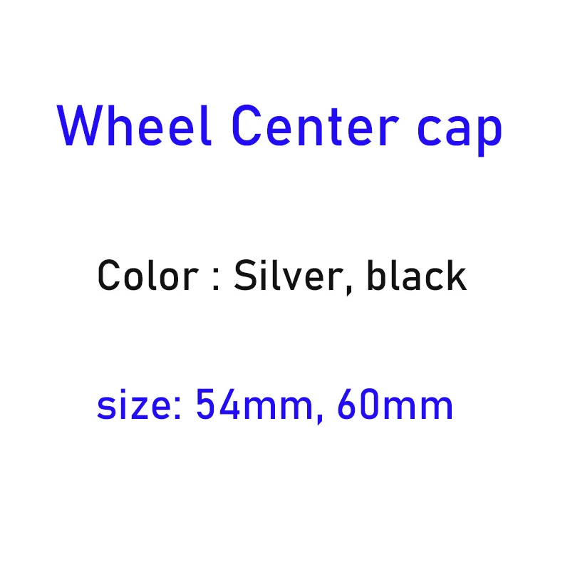 

100pcs 54mm 60mm Silver Black Car Wheel Hub Center Caps Rims Auto Emblem Covers For Teana Sylphy Qashqai Livina Tiida Cube