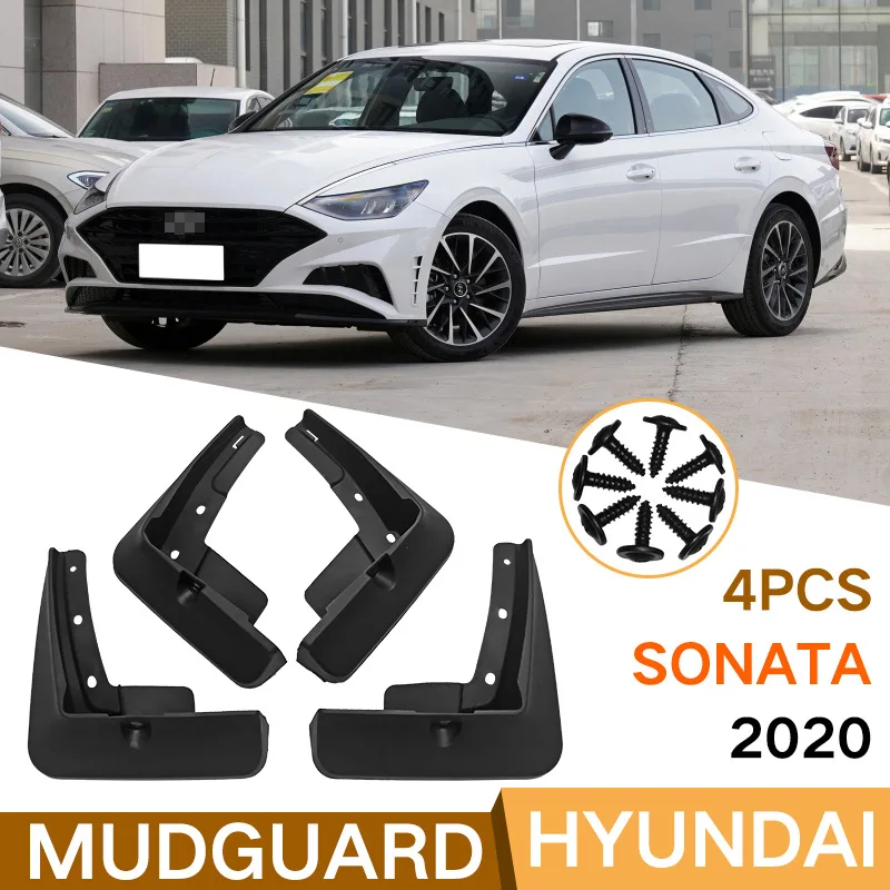 

MudFlaps FOR Hyundai Sonata 2020 CAR mudguard auto SplashGuards Fender Set Parts FrontRear Automotive Accessories