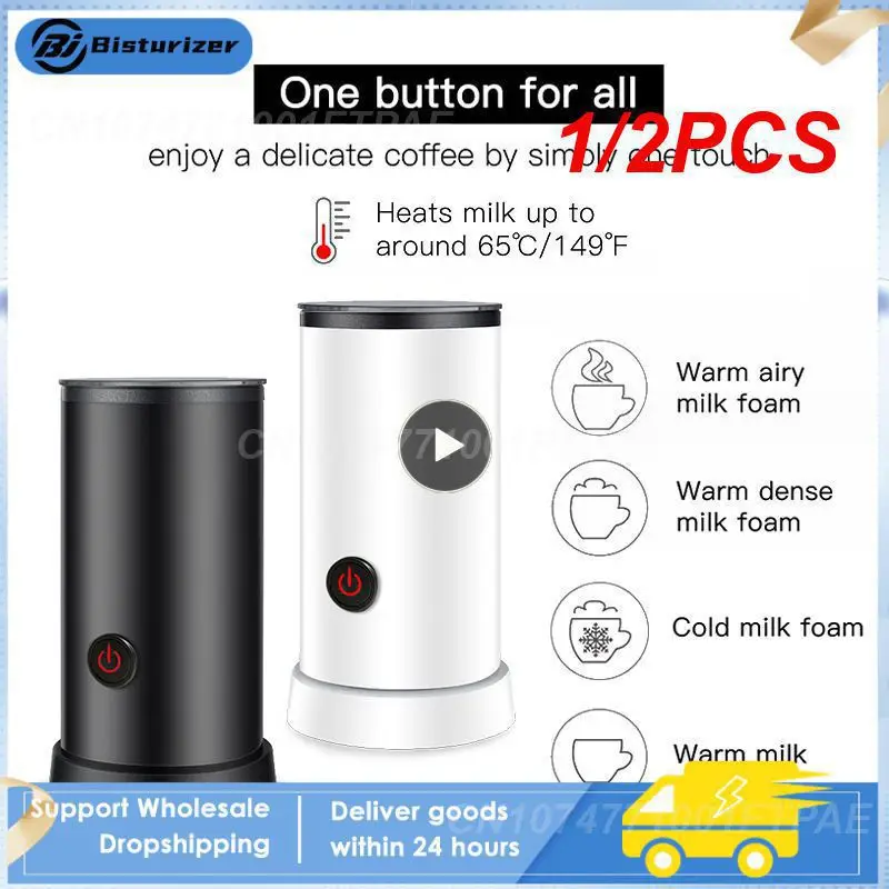 

1/2PCS Electric Milk Frothers Machine Chocolate Mixer Cappuccino Capuchinera Coffee Latte Mixer Portable Hot Cold Milk