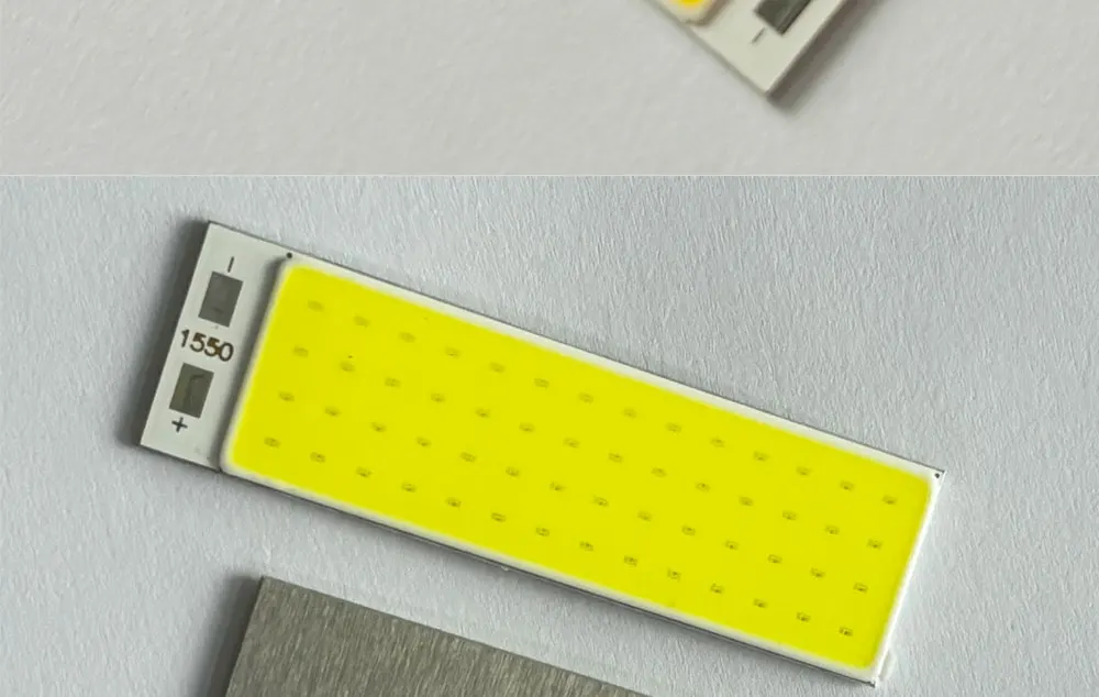 Sumbulbs 50 x 15 mm, 24 V, warm-/kaltweiße LED-Lichtquelle, 3 W LED-COB-Lampen-Chip-Module für DIY-Lampe – Detail 7