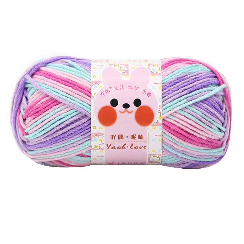 Milk Cotton Wool Yarn for Scarf Hat Crochet Knitting