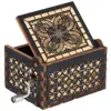You are My Sunshine Engraved Hand-Cranked Wooden Musical Box Suitable Gifts for Birthday Christmas Valentine's Day Thanksgiving 3