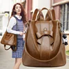 High Quality Women's Anti Theft Shoulders Bag PU Leather Backpack  Business Backpack Elegant Bow Lady's Leather Bag 1