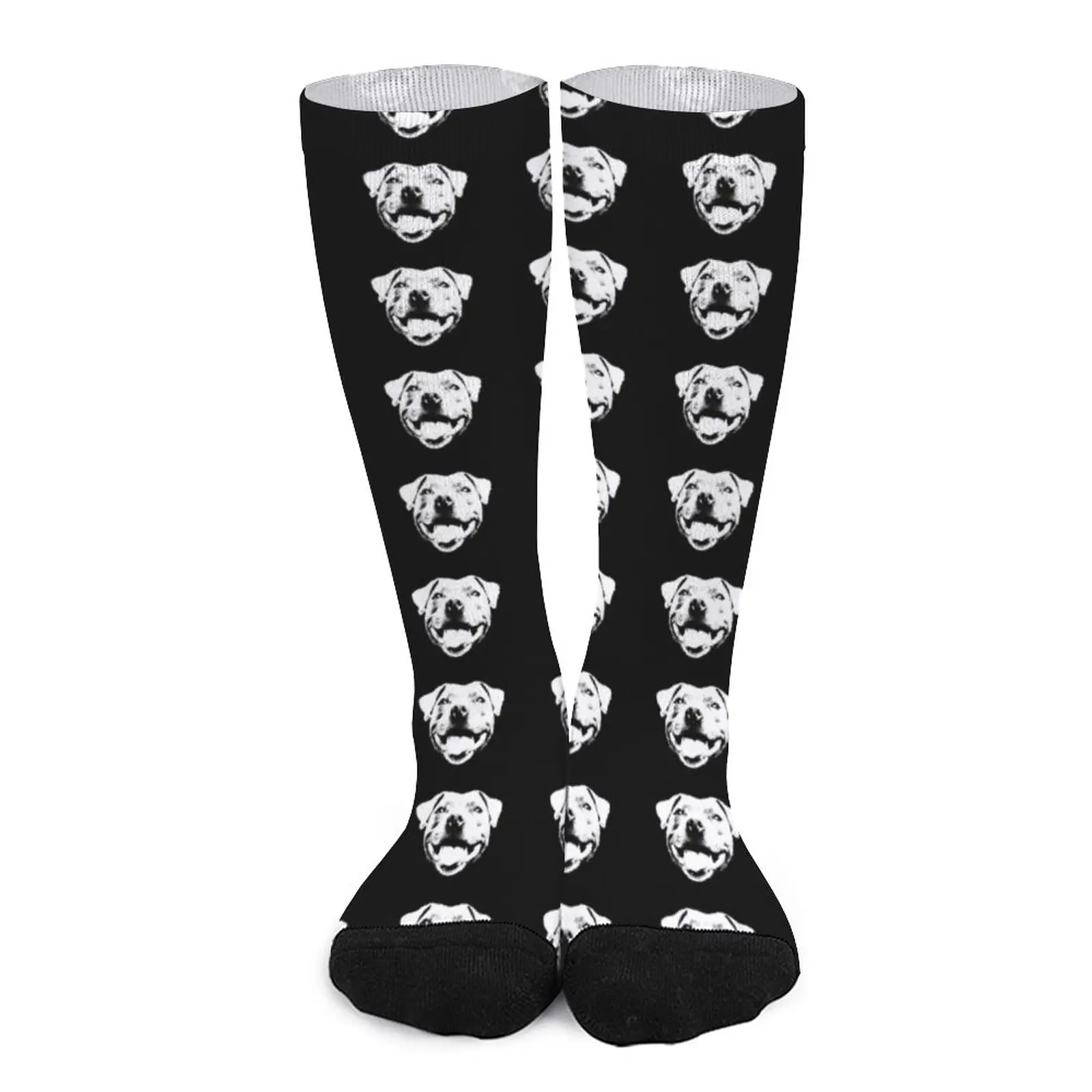 Staffy Smile= PRICELESS Socks men socks cotton compression stockings Women Sock Women kitten mittens it’s always sunny socks compression stockings women s compression sock basketball thermal socks man winter