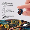 Wooden Puzzle For Adults Reindeer Puzzles Round Shape Animal Wood Puzzle Fun Challenging Deer Puzzles Gifts For Children Guest 4