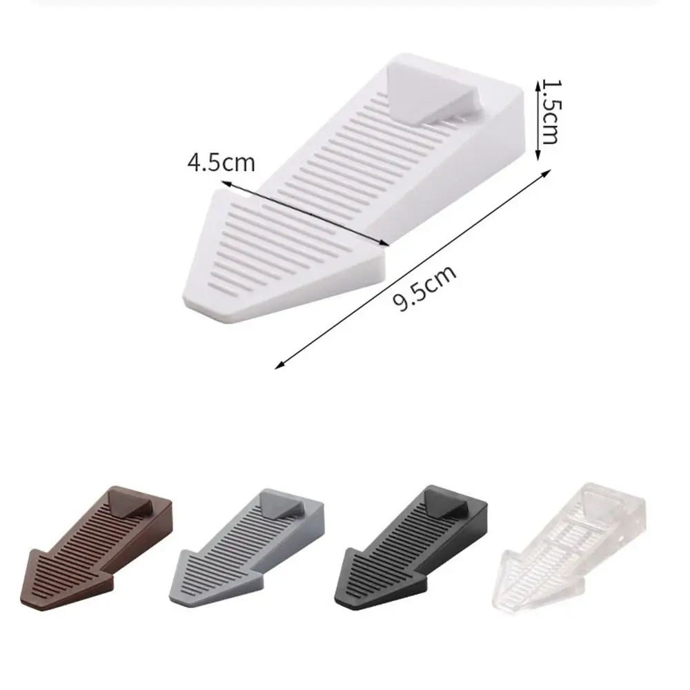Silicone Door Stopper Door Stopper Bumpers Door Stopper Silicone Rubber Bumpers Arrow Shaped Mute Door Stopper PVC Non-slip Floor Holder Hidden Anti Collision Door Handle Wall Protectors Home Hardware