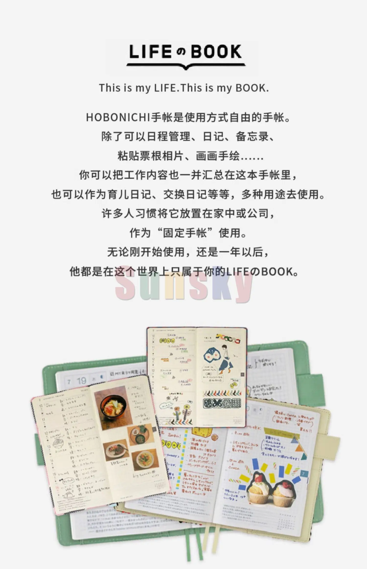 Hobonichi Techo English Original Book (January Start) A6 Size